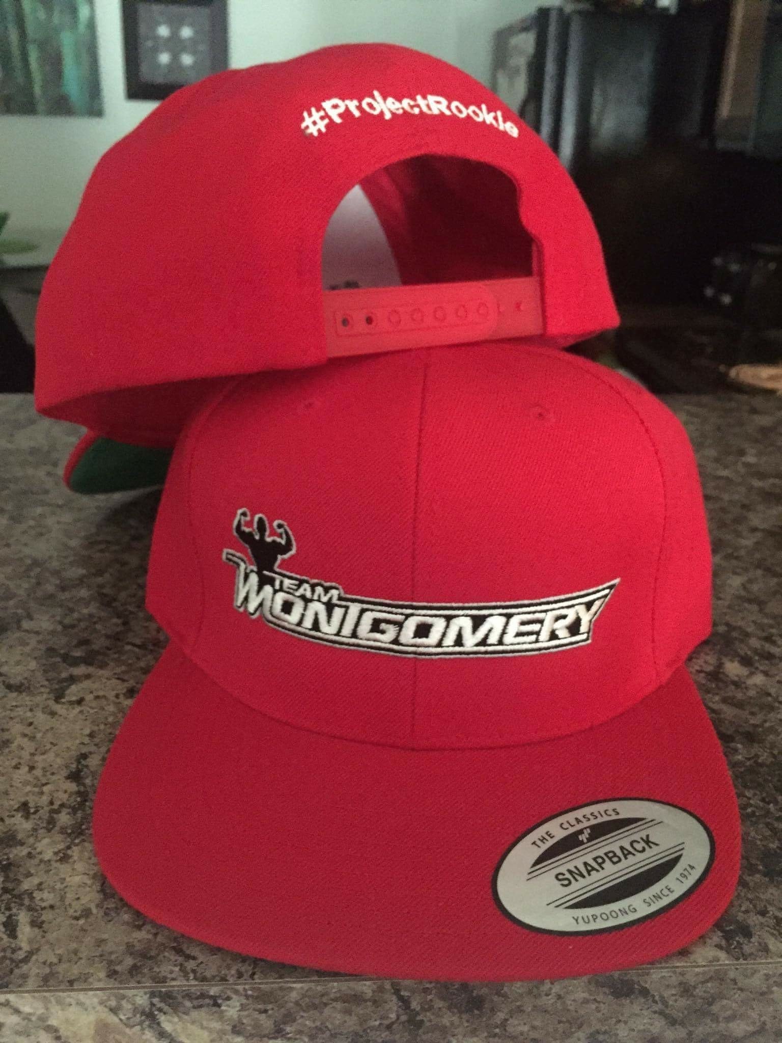 Team Montgomery #ProjectRookie Edition Snap Back Hat- Red | Official ...